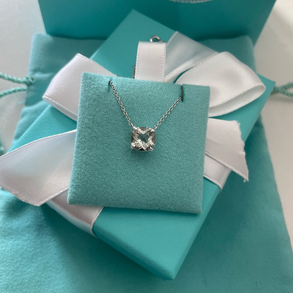 Tiffany &‎ Co prasiolite necklace